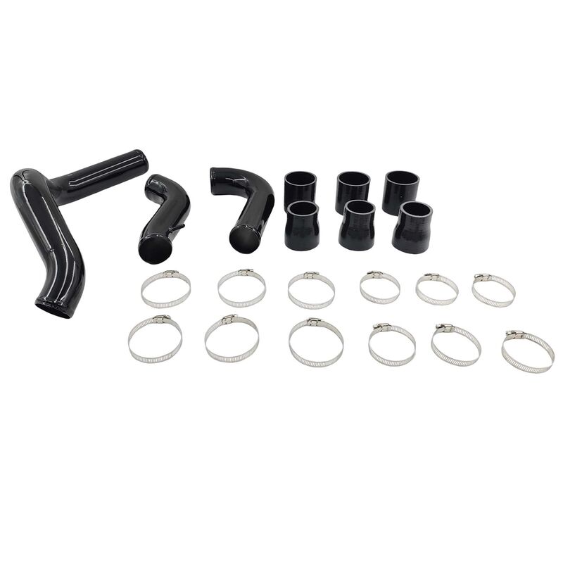 Intercooler Piping Kit With Joints & Clamps Black Fit For Nissan Navara D40 Turbo 2.5L YD25DDTI Engine 2005-2014 - image 5