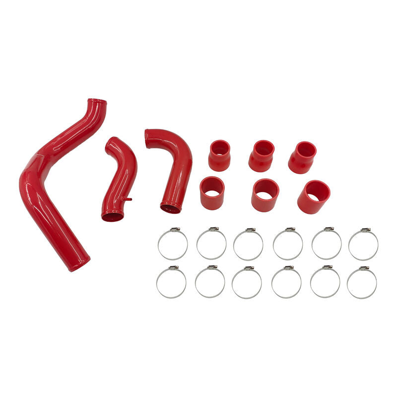 Intercooler Piping Kit With Joints & Clamps Red Fit For Nissan Navara D40 Turbo 2.5L YD25DDTI Engine 2005-2014 - image 1
