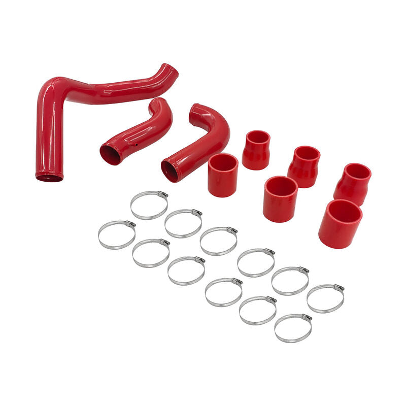 Intercooler Piping Kit With Joints & Clamps Red Fit For Nissan Navara D40 Turbo 2.5L YD25DDTI Engine 2005-2014 - image 5