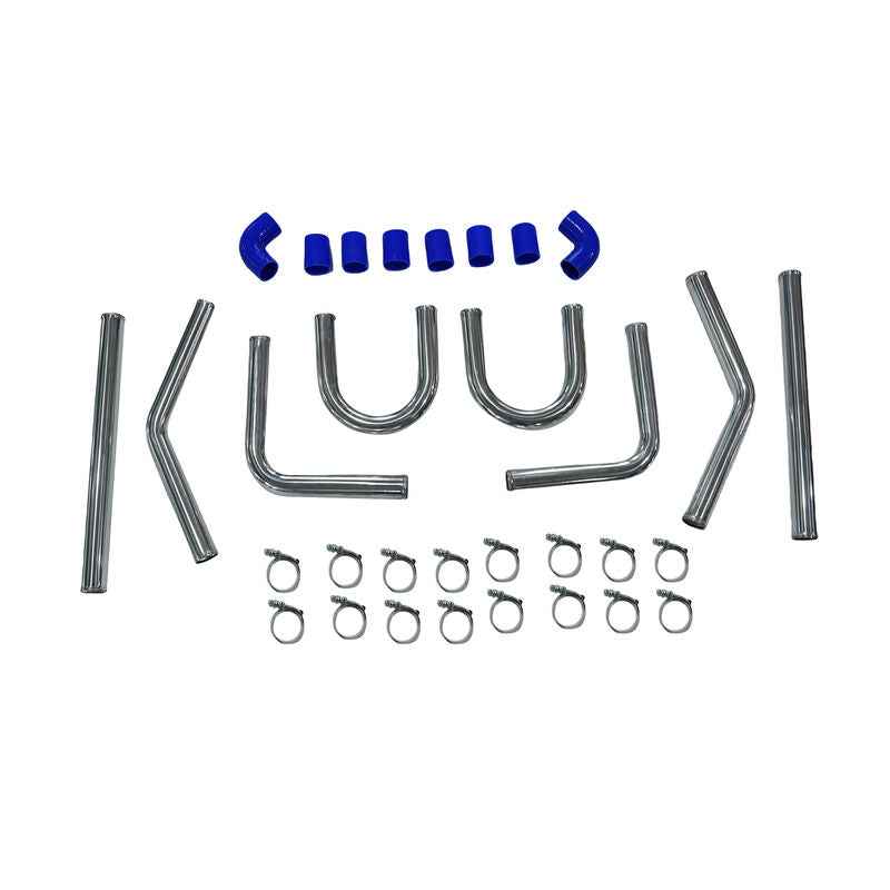 2Inch 51mm 2'' Universal Turbo Intercooler Piping Pipe Kit Aluminum Fit For All Turbo Projects - image 1
