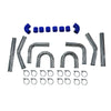 3Inch 76mm 3" Universal Turbo Intercooler Piping Pipe Kit Aluminum Fit For All Turbo Projects