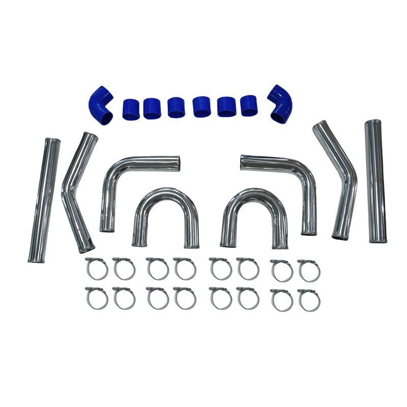 3Inch 76mm 3" Universal Turbo Intercooler Piping Pipe Kit Aluminum Fit For All Turbo Projects - image 7
