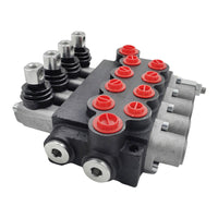 4 Spool P40 Hydraulic Directional Control Valve Fit For Tractor Loader Wood Chipper Excavator Forklift - image 6