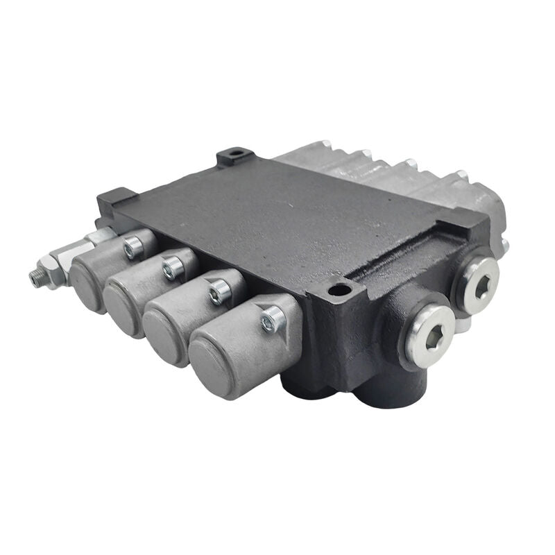 4 Spool P40 Hydraulic Directional Control Valve Fit For Tractor Loader Wood Chipper Excavator Forklift - image 8