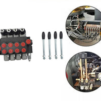 4 Spool P40 Hydraulic Directional Control Valve Fit For Tractor Loader Wood Chipper Excavator Forklift - image 12