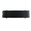 Universal Dual Pass Bar & Plate Oil Cooler 18.5"x5.5"x1.58" Core Black Large 01EGB052ASL