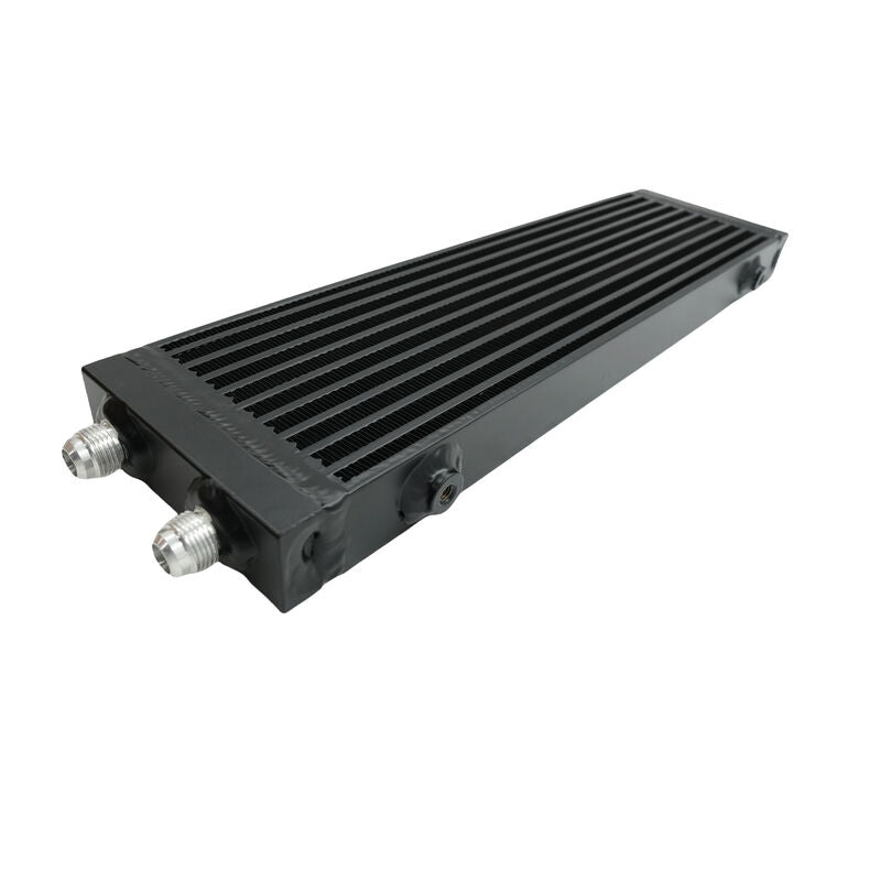 Universal Dual Pass Bar & Plate Oil Cooler 18.5"x5.5"x1.58" Core Black Large 01EGB052ASL - image 3