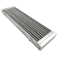 Oil Cooler Universal Dual Pass Bar & Plate 18.5 x 5.5 x 1.58 Core Large Silver 01EGB052ASL - image 3