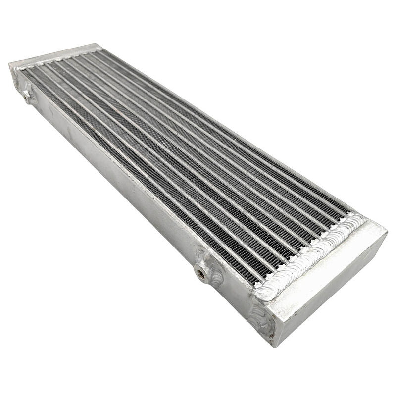 Oil Cooler Universal Dual Pass Bar & Plate 18.5 x 5.5 x 1.58 Core Large Silver 01EGB052ASL - image 3