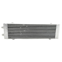 Oil Cooler Universal Dual Pass Bar & Plate 18.5 x 5.5 x 1.58 Core Large Silver 01EGB052ASL - image 7