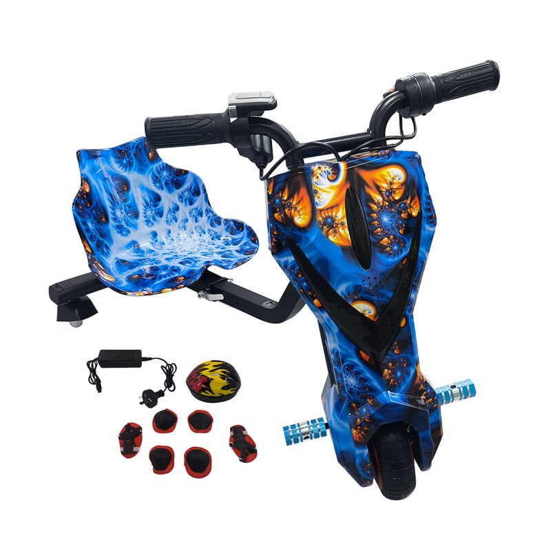 Electric Drift Go Kart for Kids 3 Wheel Ride On Trike with Bluetooth & 350W Blue Phoenix - image 2