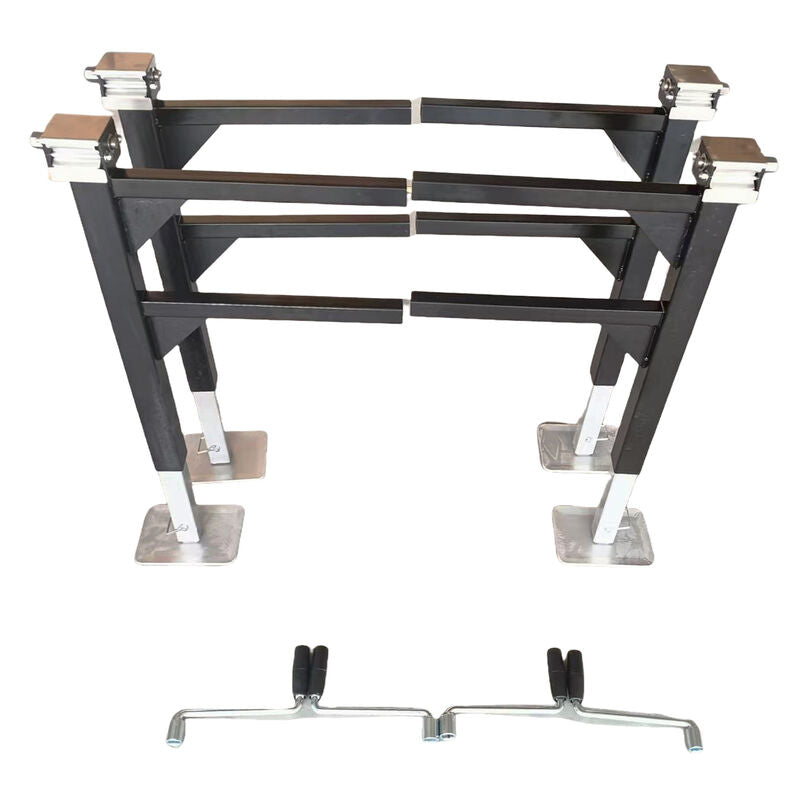 4 Pcs Heavy Duty Lift Off Jack Off Legs Adjustable Fit For Caravan Canopy - image 1