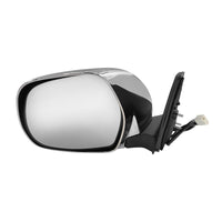 3 Pins Door Mirror Assembly Left Hand Side Chrome Cover Fit For Toyota Prado 120 Series 2002-2009 - image 1
