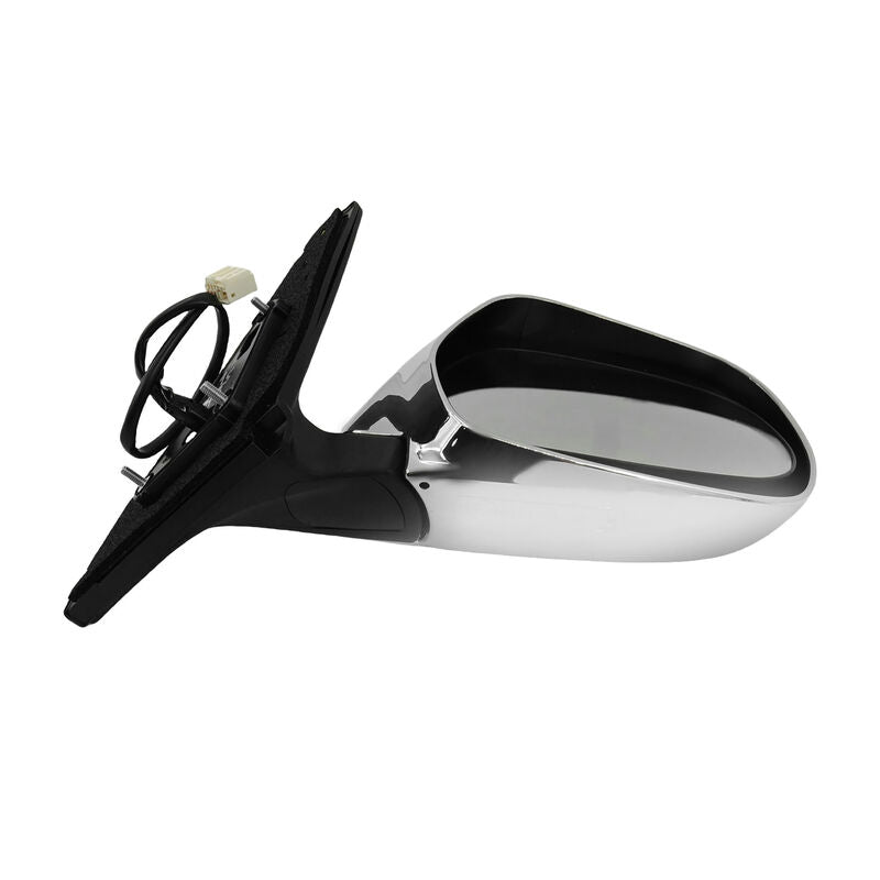 3 Pins Door Mirror Assembly Right Hand Side Chrome Cover Fit For Toyota Prado 120 Series 2002-2009 - image 2