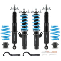 MAX PEEDING RODS 24 Ways Adjustable Damper Spring Coilover Shock Absorbe Kit Fit For BMW E46 3 Series - image 1