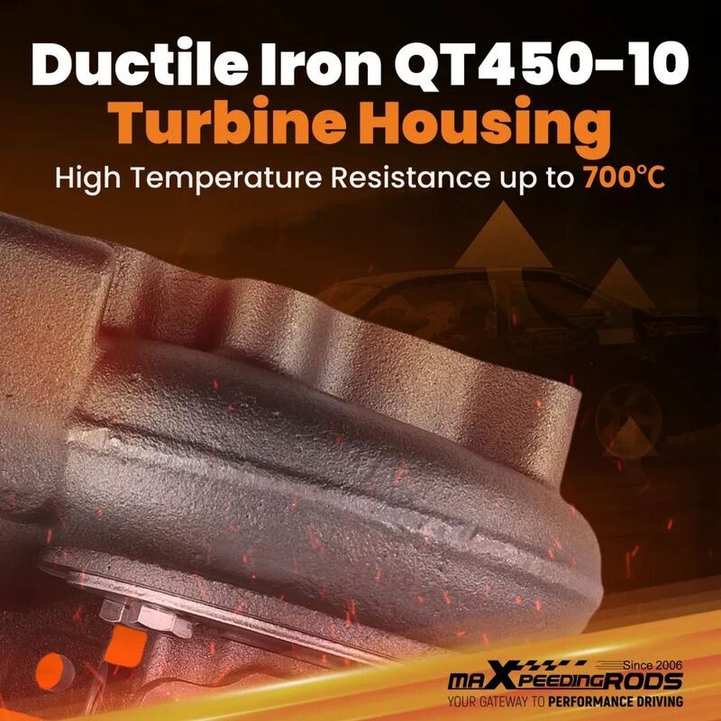MAX PEEDING RODS Universal GT28 GT2871 Billet Turbocharger For 1.5L-2.0L Water And Oil Cooled - image 5