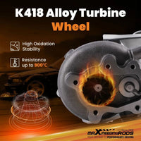 MAX PEEDING RODS Universal GT28 GT2871 Billet Turbocharger For 1.5L-2.0L Water And Oil Cooled - image 6