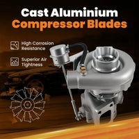 MAX PEEDING RODS Universal Billet Turbocharger T3 Flange V-Band For 1.5-2.5L 4/6 Cyl 420HP - image 8