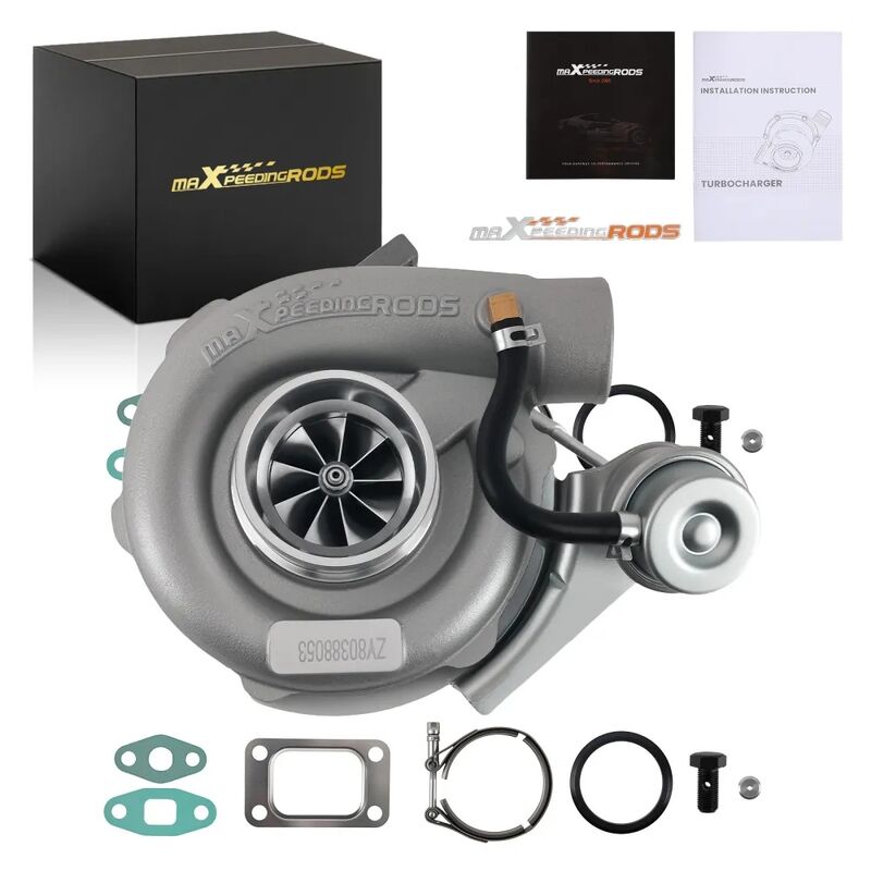 MAX PEEDING RODS Universal Billet Turbocharger T3 Flange V-Band For 1.5-2.5L 4/6 Cyl 420HP - image 14