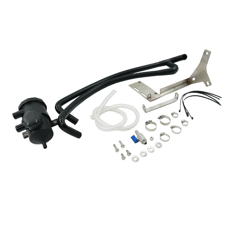 Oil Catch Can Kit Fit For Toyota Landcruiser 70 Series 4.5L V8 Turbo Diesel VDJ76 78 79 1VD-FTV DOHC 32V 2007-ON - image 3