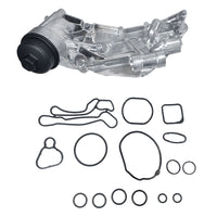 Oil Cooler Assembly Fit For Holden Astra AH Barina TM Cruze JG JH Trax TJ 2006-2020 93186324 25199751 12992593 - With 15-Piece O-Ring and Seal Kit