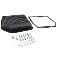 Automatic Transmission Oil Pan Aluminum Finned Black GM Turbo TH350 Extra Capacity - image 1