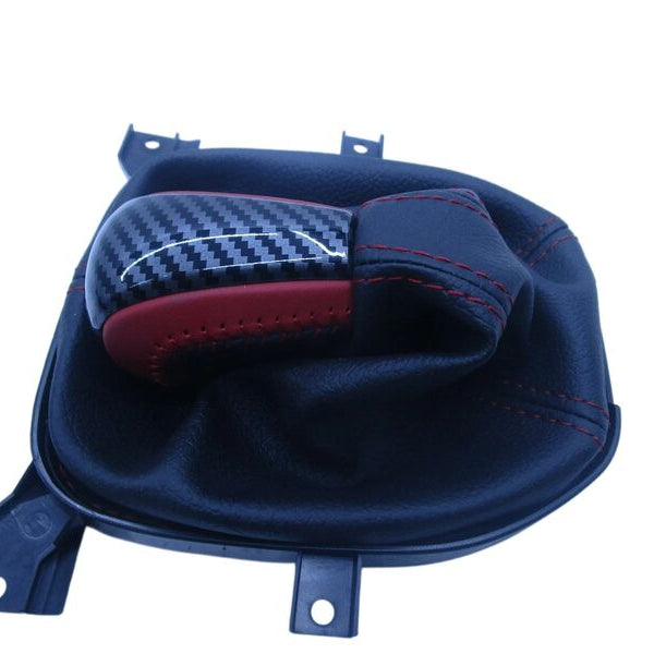 Carbon And Red Manual Gear Shift Knob Fit For Holden Commodore VE V8 All Models