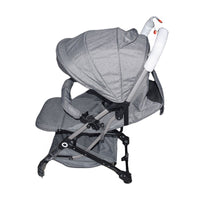 Grey Baby Stroller Foldable Carriage Infant Travel Pram Kids Toddler Pushchair - image 1