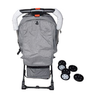 Grey Baby Stroller Foldable Carriage Infant Travel Pram Kids Toddler Pushchair - image 4