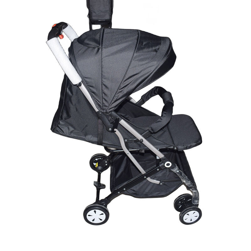 Black Baby Stroller Foldable Carriage Infant Travel Pram Kids Toddler Pushchair - image 1