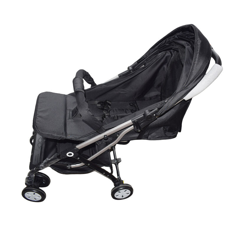 Black Baby Stroller Foldable Carriage Infant Travel Pram Kids Toddler Pushchair - image 2
