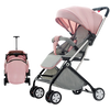 Pink Lightweight Compact Baby Stroller Pram Easy Fold Travel Easy Carry
