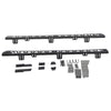 Steel Black Backbone Mount Roof Rack Fit For Mitsubishi Pajero 1999-ON