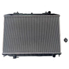 Aluminum Core Plastic Tank Radiator With Cap Fit For Nissan Navara D22 2.5L YD25 Turbo Diesel Manual 12/2007-ON