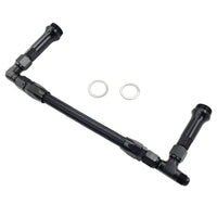 1 x Carburettor Inlet Rail Kit -6AN Black Finish Fit For Holley Dual Fuel Line - image 5