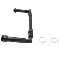 1 x Carburettor Inlet Rail Kit -6AN Black Finish Fit For Holley Dual Fuel Line - image 6
