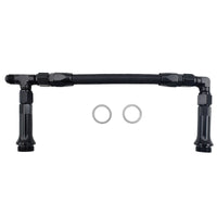 1 x Carburettor Inlet Rail Kit -6AN Black Finish Fit For Holley Dual Fuel Line - image 9