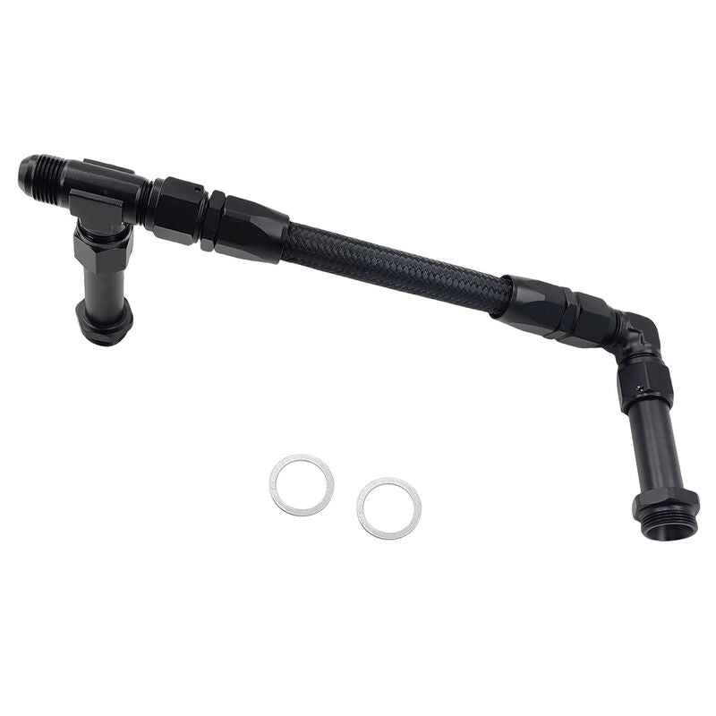 1 x Carburettor Fuel Inlet Rail Kit -8AN 241mm Fit For Holley Dual Fuel Line 4150 - image 5