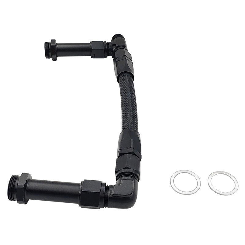 1 x Carburettor Fuel Inlet Rail Kit -8AN 241mm Fit For Holley Dual Fuel Line 4150 - image 6