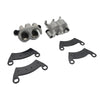 Pair Front Brake Caliper With Pads Left & Right Hand Side Fit For Polaris ATV Ranger 700 800 900 1000