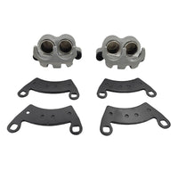 Pair Front Brake Caliper With Pads Left & Right Hand Side Fit For Polaris ATV Ranger 700 800 900 1000 - image 2