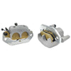 Pair Front Brake Calipers With Pads Fit For Yamaha UTV Viking YXM700 YXC700 2014-2022