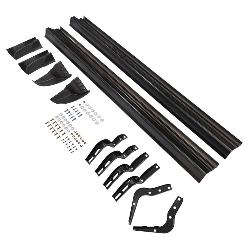 Aluminum Running Board Side Steps Fit For Toyota Hilux 8th Gen Dual Cab 2015-ON - image 2