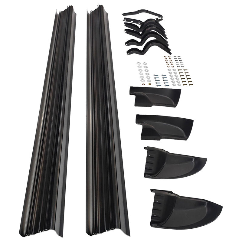 Aluminum Running Board Side Steps Fit For Toyota Hilux 8th Gen Dual Cab 2015-ON - image 4