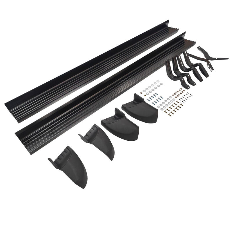 Aluminum Running Board Side Steps Fit For Toyota Hilux 8th Gen Dual Cab 2015-ON - image 5