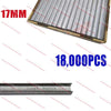 18,000pcs 17MM Fence Ringer Galfan Galvanised Pneumatic Air C17 Hog Ring C Clip