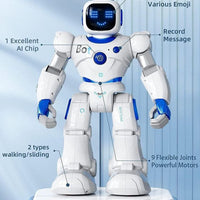 Remote Control Robotic Toys Blue Smart RC Robot Toy Talking Dancing Robots for Kids perfect gift Christmas - image 8