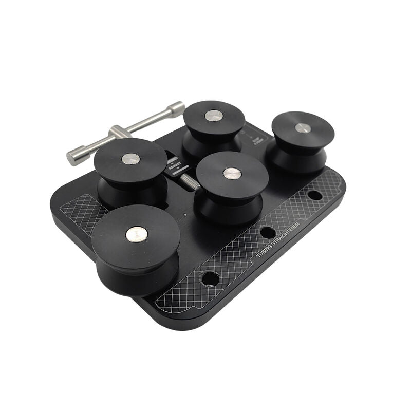 Tube Straightener Tool Portable Black Aluminum Alignment Device Fit For 3/16"-1" Steel Tube - image 2