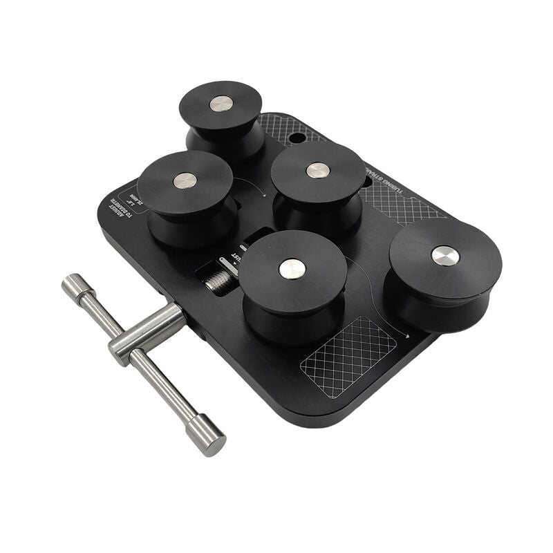 Tube Straightener Tool Portable Black Aluminum Alignment Device Fit For 3/16"-1" Steel Tube - image 3