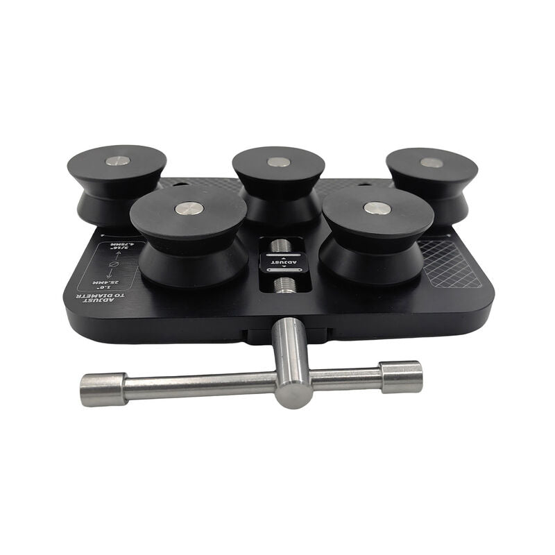 Tube Straightener Tool Portable Black Aluminum Alignment Device Fit For 3/16"-1" Steel Tube - image 4